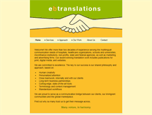 Tablet Screenshot of ebtranslations.com